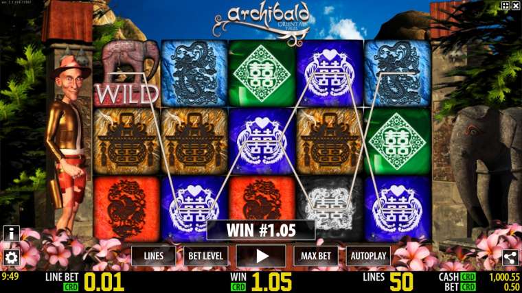 Видео покер Archibald: Oriental Tales демо-игра