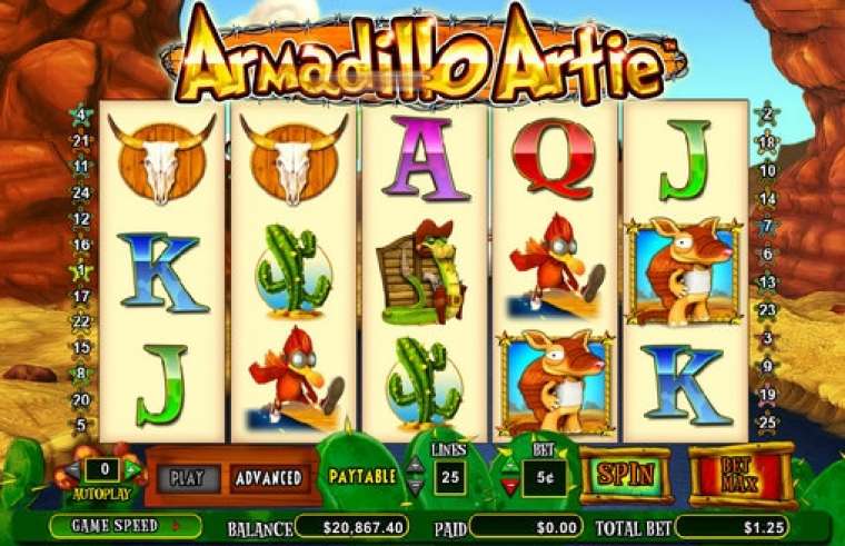 Armadillo Artie Игровой Автомат