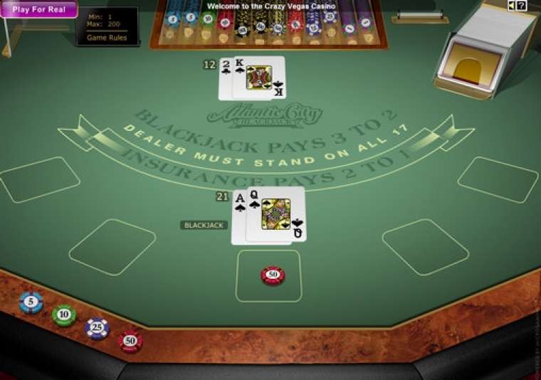 Видео покер Atlantic City Blackjack Gold демо-игра