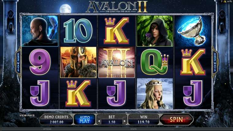 Видео покер Avalon II демо-игра