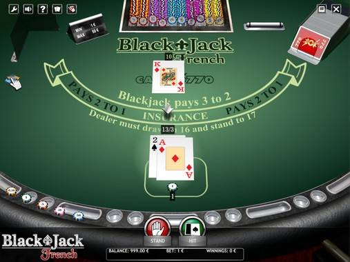 Блэкджек Blackjack French