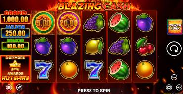 Blazing Cash: Игровой автомат