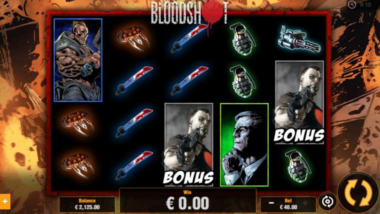 Видео покер Bloodshot демо-игра