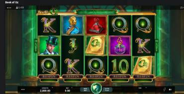 Book of Oz: Интерфейс