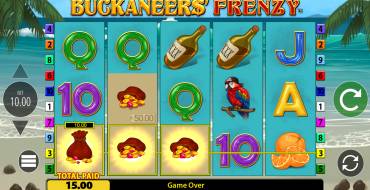 Buckaneers' Frenzy: Выигрыши