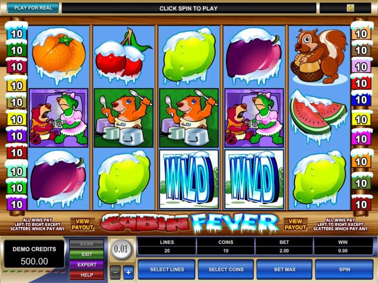 Видео покер Cabin Fever демо-игра