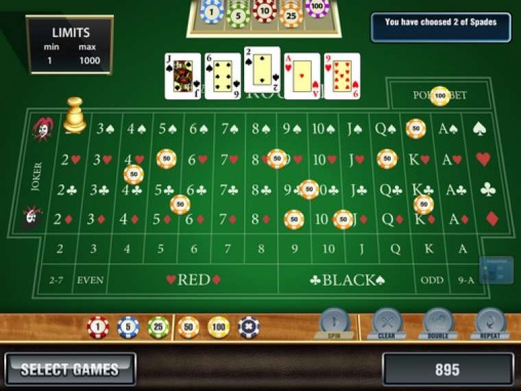 Видео покер Card Roulette демо-игра