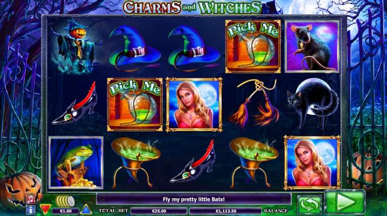 Видео покер Charms and Witches демо-игра