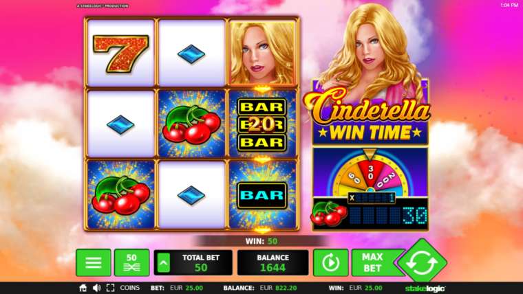 Видео покер Cinderella Win Time демо-игра