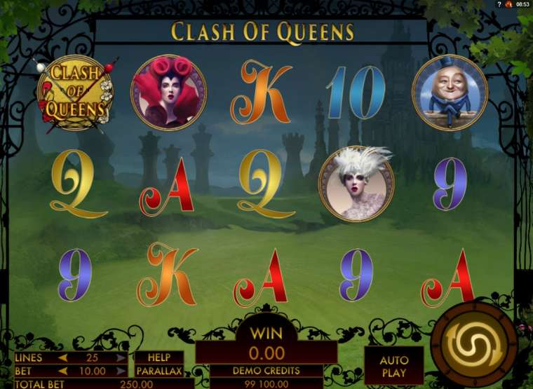 Видео покер Clash of Queens демо-игра
