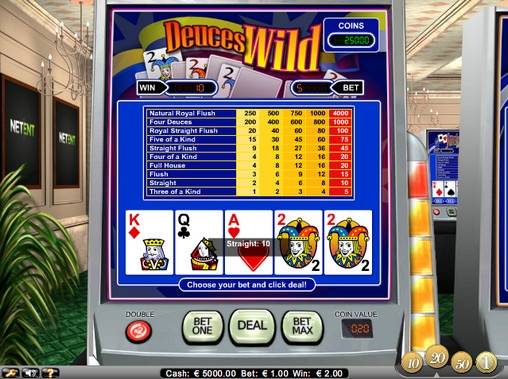Видео-пекер Classic Deuces Wild