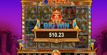 Cleopatra: Выигрыши