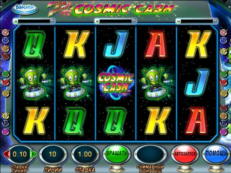 Видео покер Cosmic Cash  демо-игра