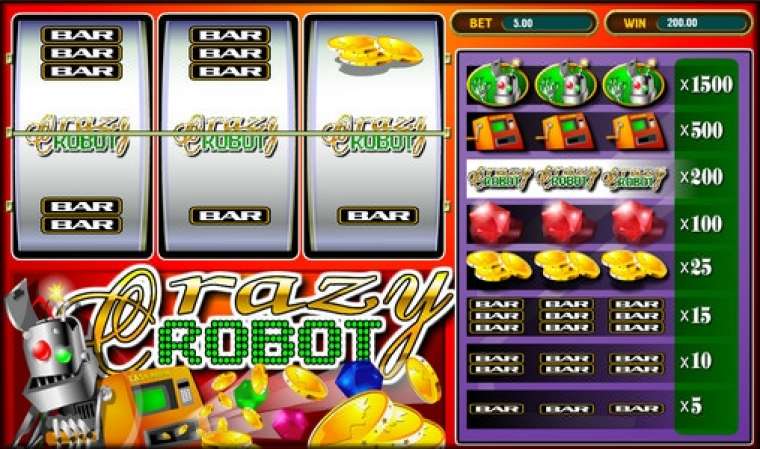 Видео покер Crazy Robot демо-игра