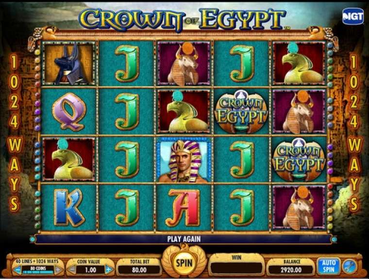 Видео покер Crown of Egypt демо-игра