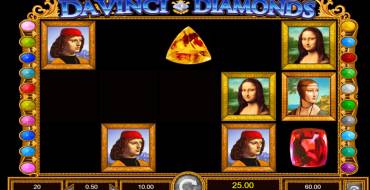 Da Vinci Diamonds: Выигрыши