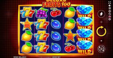 Deluxe Fruits 100: Особые символы