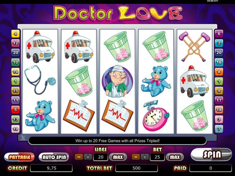 Видео покер Doctor Love демо-игра