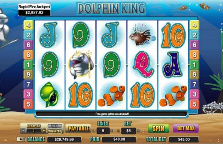 Онлайн слот Dolphin King играть
