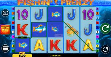 Fishin' Frenzy Fortune Spins: Выигрыши