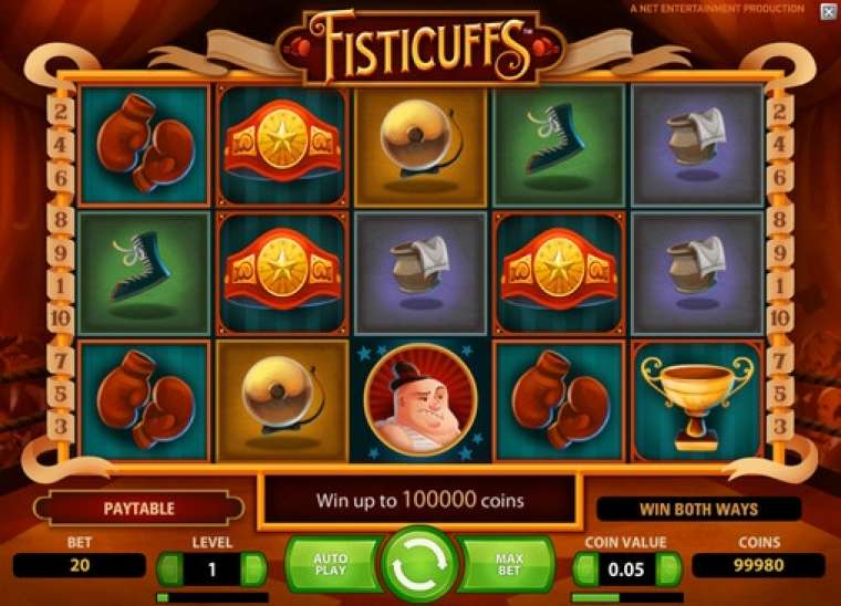 Видео покер Fisticuffs демо-игра