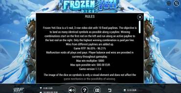 Frozen Yeti Dice: Правила