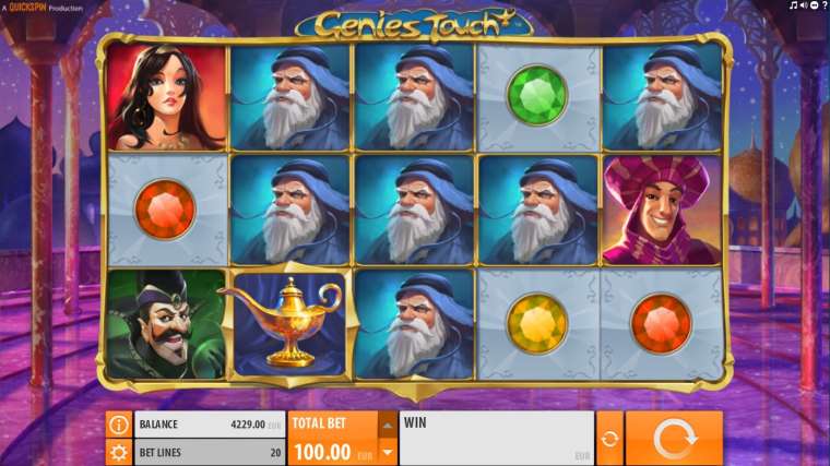 Видео покер Genies Touch демо-игра