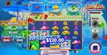 Gold Fish Feeding Time Treasure: Выигрыши