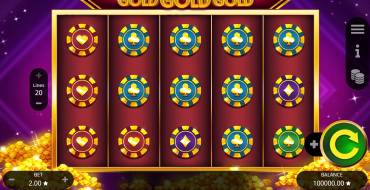 Gold Gold Gold: Игровой автомат