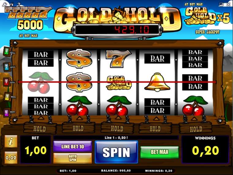 Онлайн слот Gold Hold играть