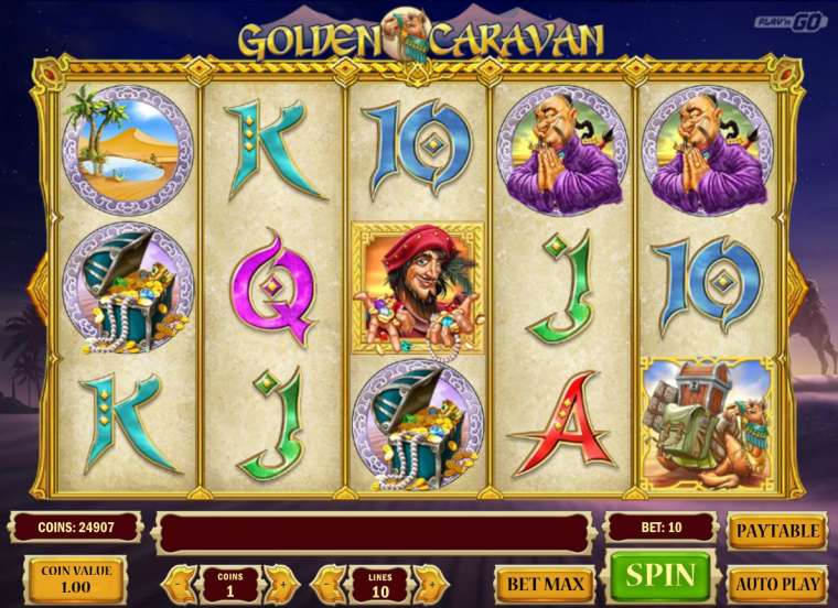 Онлайн слот Golden Caravan играть