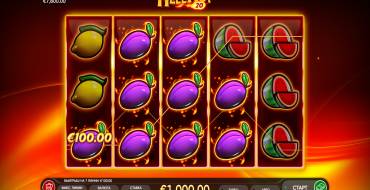 Hell Hot 20: Выигрыши