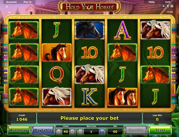 Онлайн слот Hold Your Horses играть