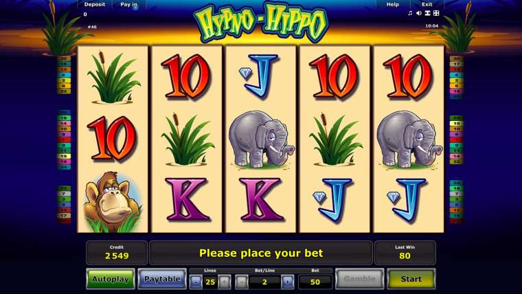 Видео покер Hypno-Hippo демо-игра