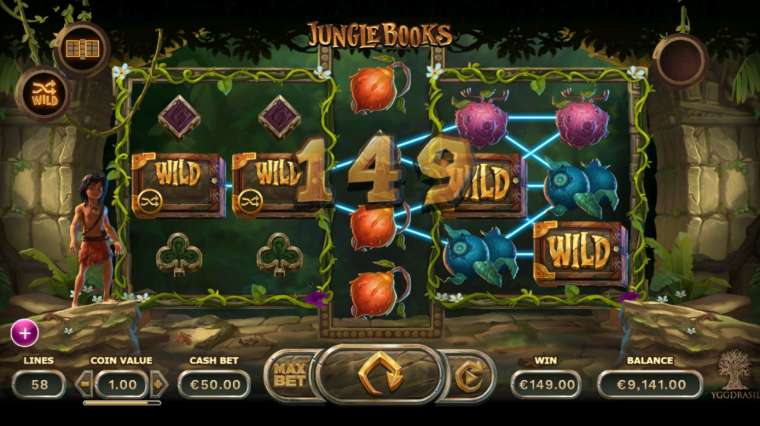 Видео покер Jungle Books демо-игра