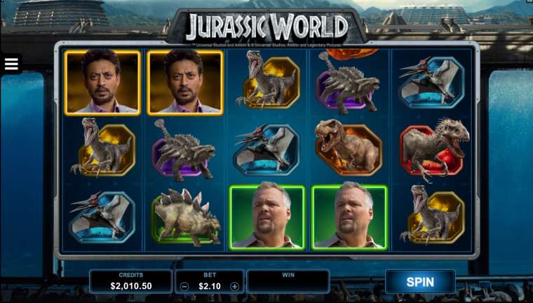 Видео покер Jurassic World демо-игра