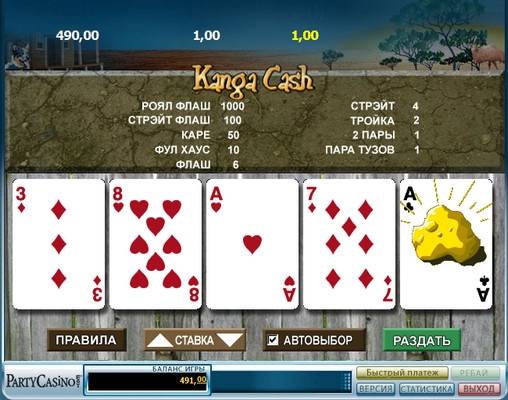 Видео-пекер Kanga Cash