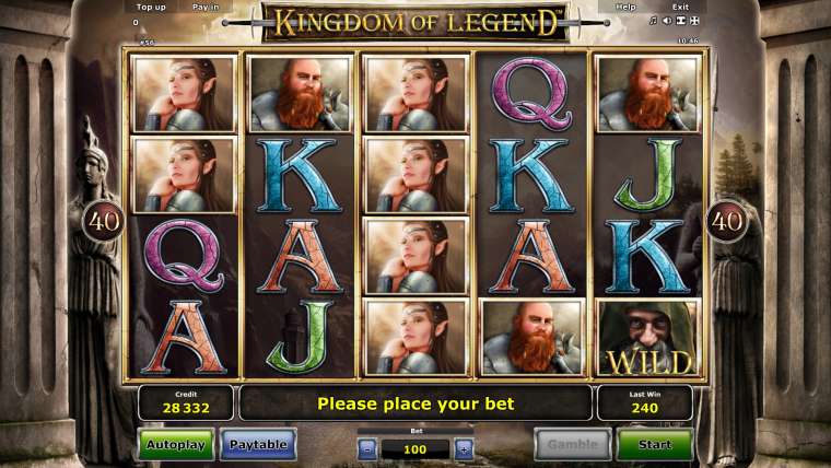 Видео покер Kingdom of Legend демо-игра