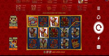 Kings Of Cash: Выигрыши