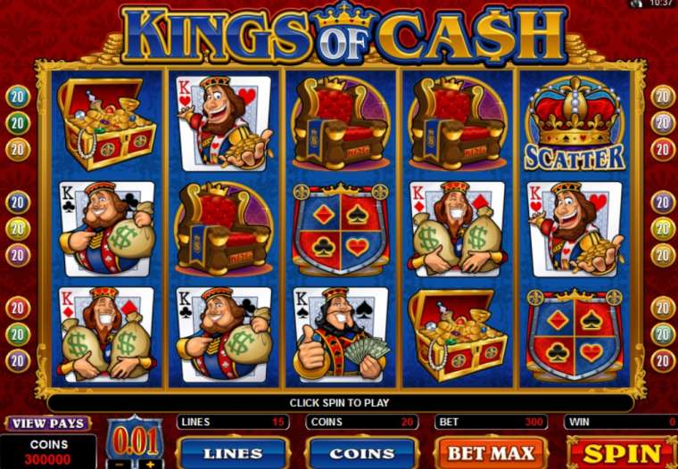 Видео покер Kings Of Cash демо-игра