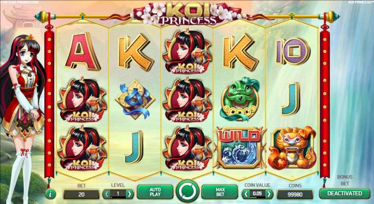 Видео покер Koi Princess демо-игра