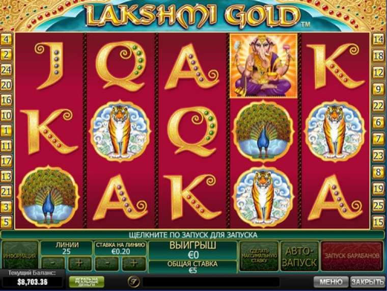 Видео покер Lakshmi Gold демо-игра