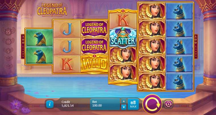 Видео покер Legend of Cleopatra демо-игра