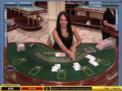 Блэкджек Live Unlimited Blackjack Playtech