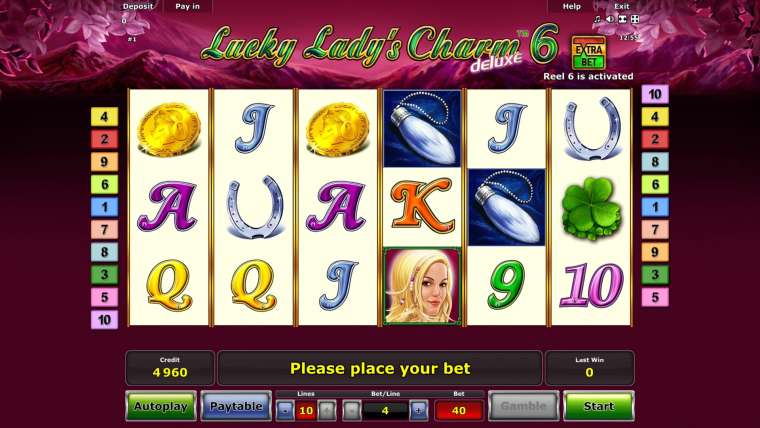 Онлайн слот Lucky Lady’s Charm 6 Deluxe играть