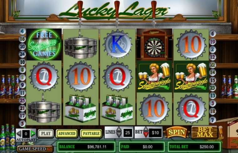 Видео покер Lucky Lager демо-игра