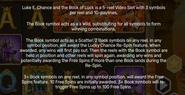 Luke E. Chance and the Book of Luke: Правила