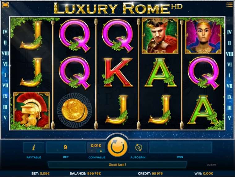 Видео покер Luxury Rome демо-игра