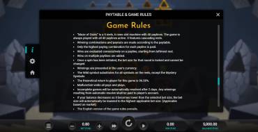 Maze of Osiris: Правила игры