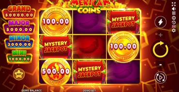Mexican Coins: Интерфейс